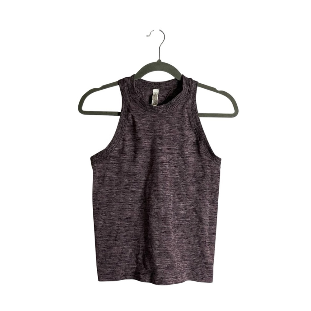 Athleta Women's Heathered Purple Athletic Performance Wear Tank Top